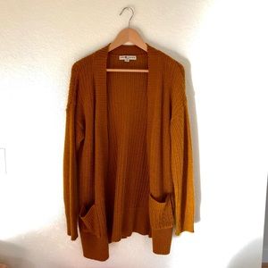 3/$20 Mustard Knit Cardigan